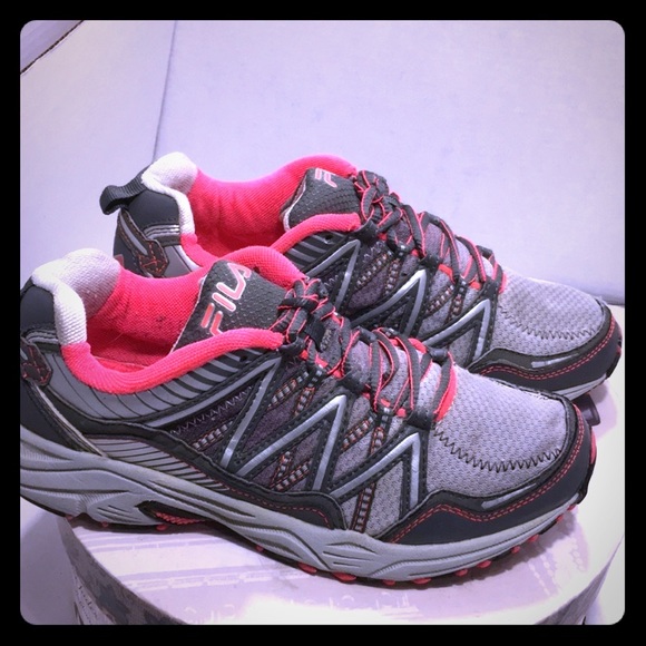 Fila Shoes - Gently Used FILA Fuschia/Gray Women Sneakers